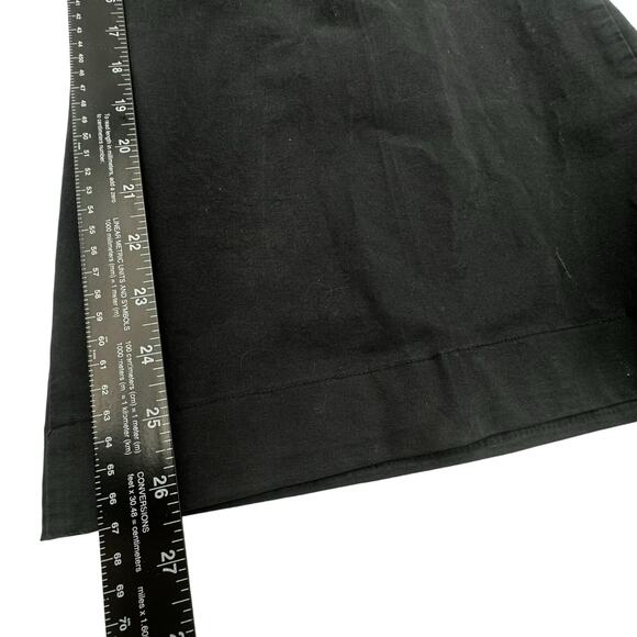 ANTHROPOLOGIE MAEVE Women's 22 Extra Wide Leg Black Jeans Oversized Pockets Boho - Picture 7 of 8